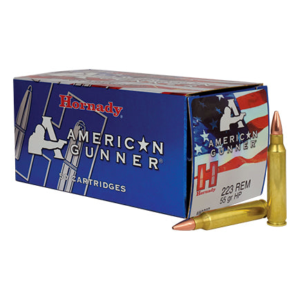 HORNADY 223REM 55GR HP AG 50RD