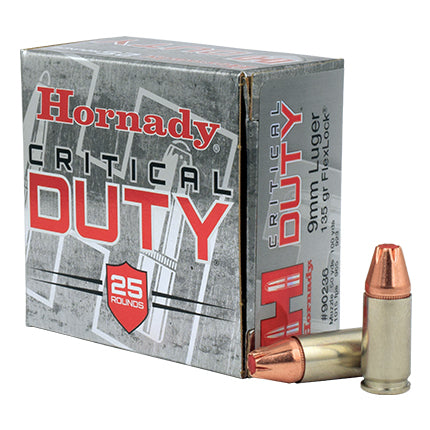 HORNADY 9MM 135GR CRT DUTY