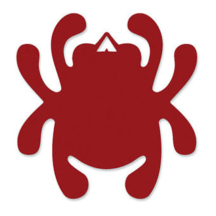 Spyderco Mirror Decal Bug RED